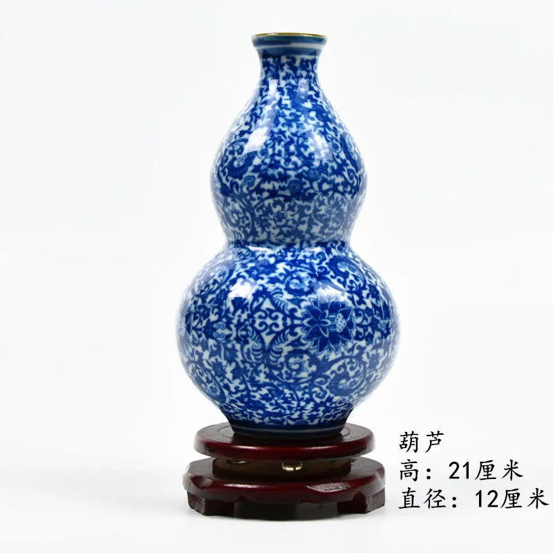 Blue & White Porcelain Flower Vase